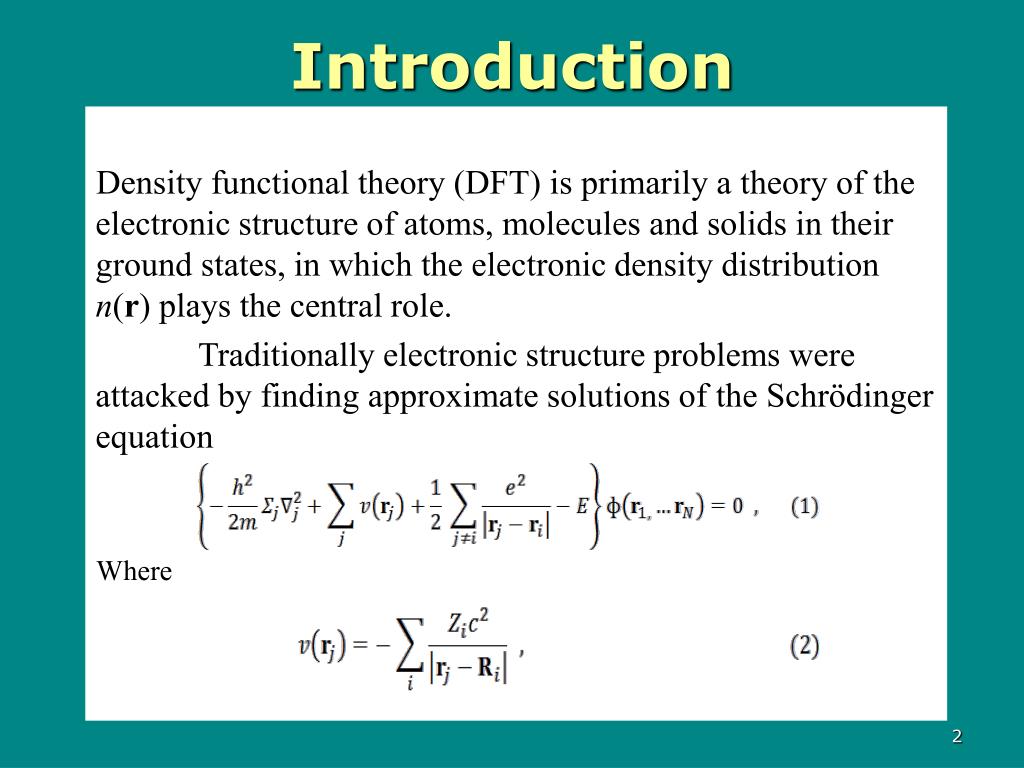 PPT Fundamentals of Density Functional Theory PowerPoint Presentation