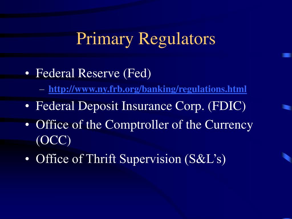 PPT Bank Regulation PowerPoint Presentation, free download ID1719632