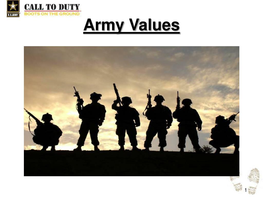 PPT Army Values PowerPoint Presentation, free download ID1720067