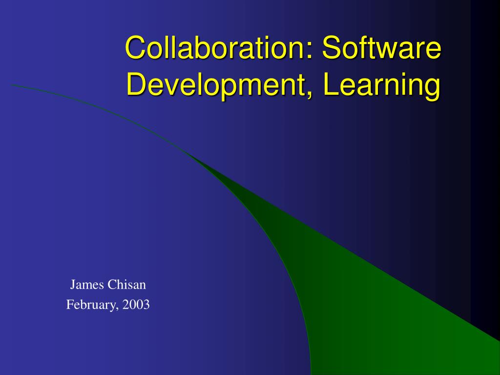 PPT Collaboration Software Development, Learning PowerPoint