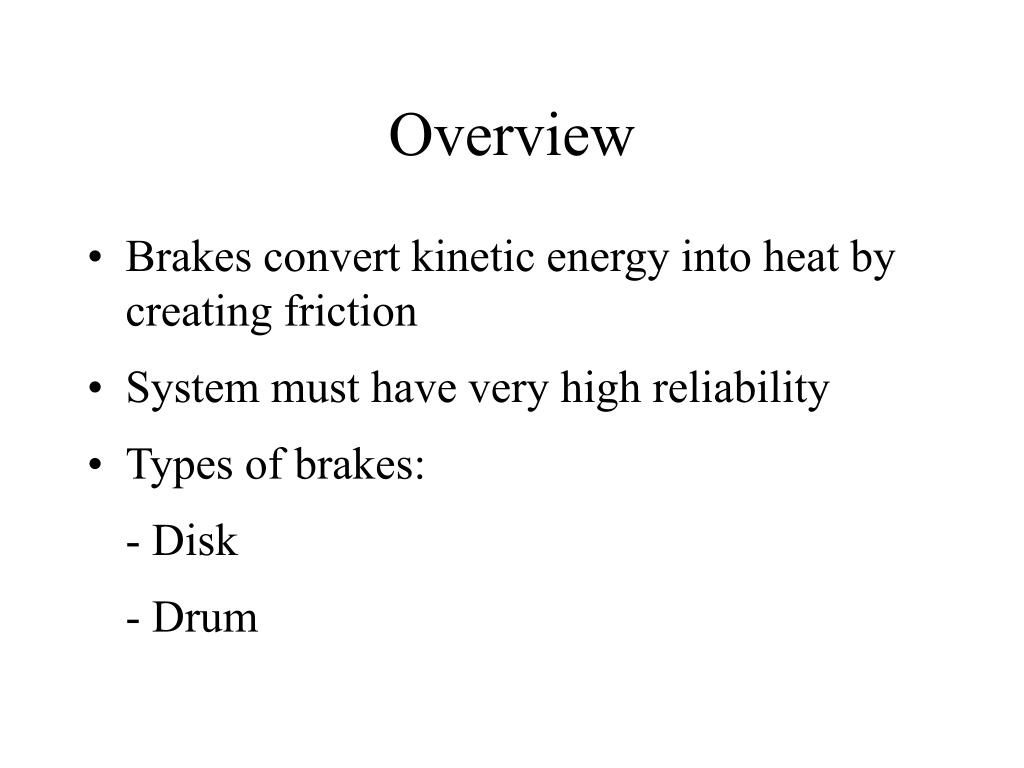 PPT Automotive Braking Systems PowerPoint Presentation, free download