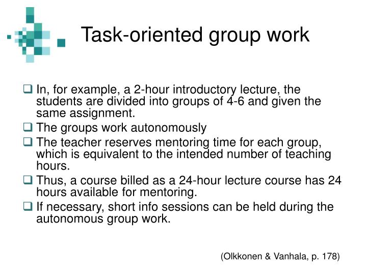 PPT Supporting the students in the task of learning (in nonlecture