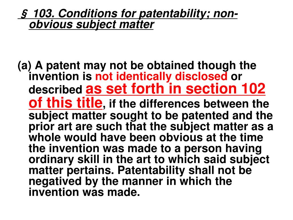 PPT 102/103 Prior Art and Analogous Arts PowerPoint Presentation