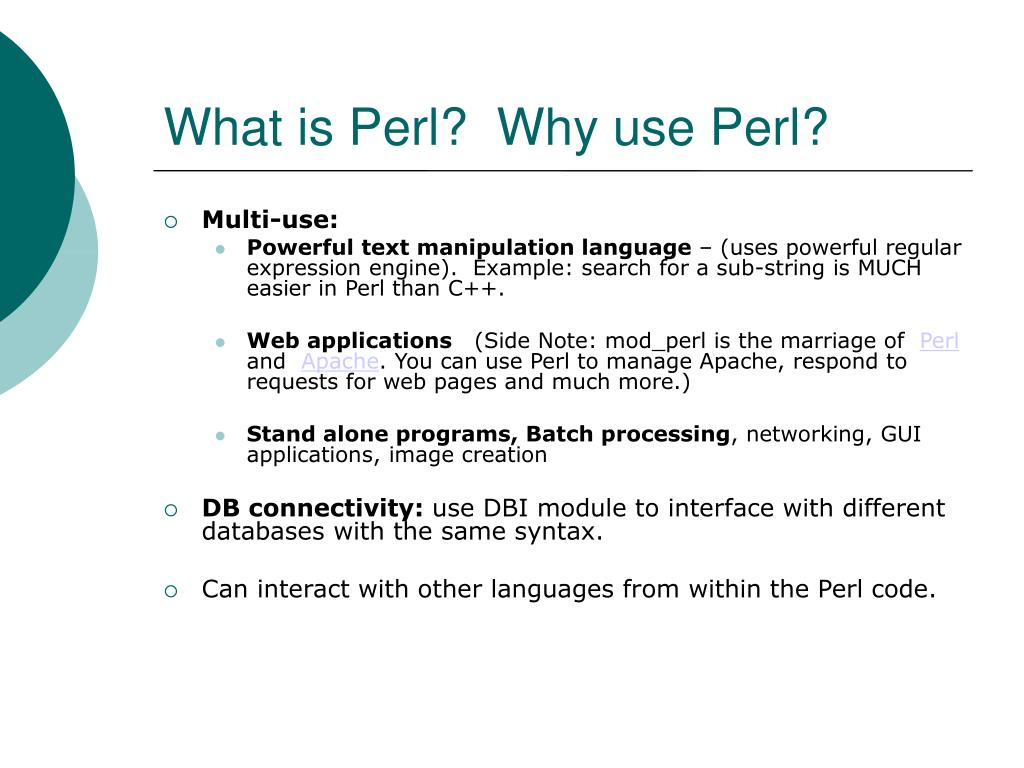 PPT An Introduction to CGI Programming in Perl PowerPoint