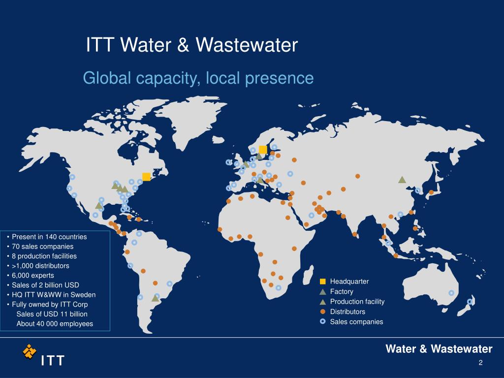 PPT ITT Water & Wastewater PowerPoint Presentation, free download
