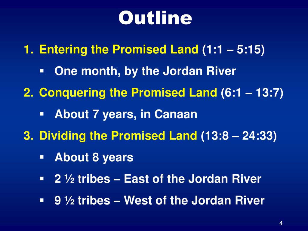 PPT Introduction to the Book of Joshua PowerPoint Presentation ID