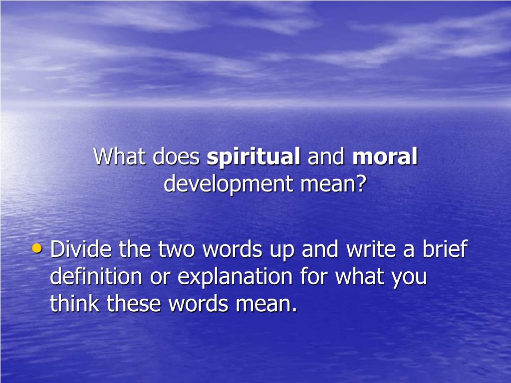 PPT Moral and Spiritual awareness in teaching PowerPoint Presentation