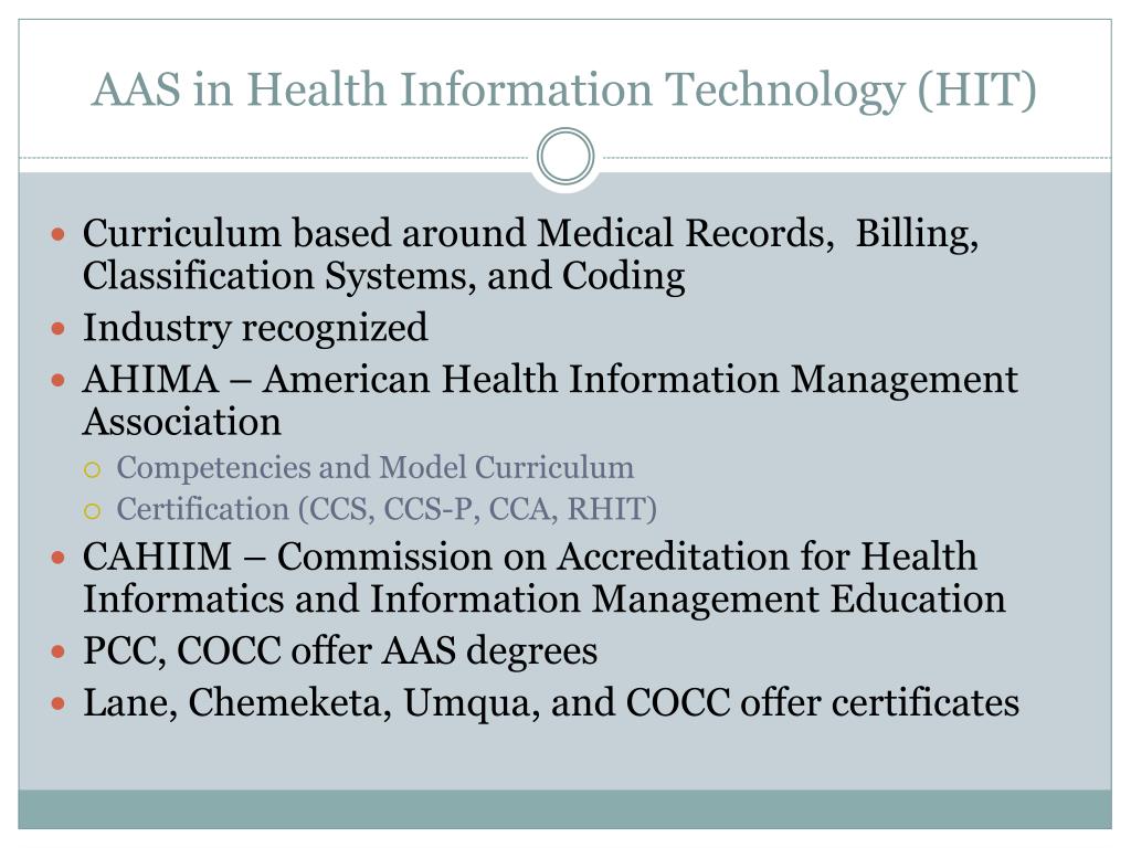 PPT The Role of Community Colleges in Health Information Technologies