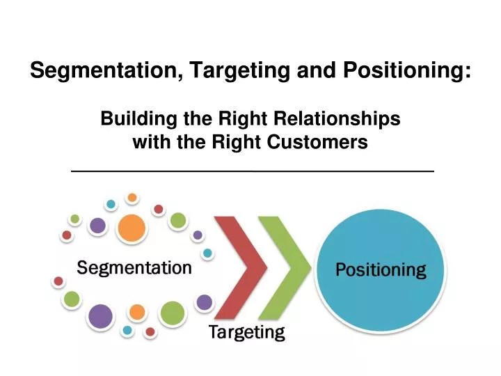 PPT Segmentation, Targeting and Positioning Building the Right