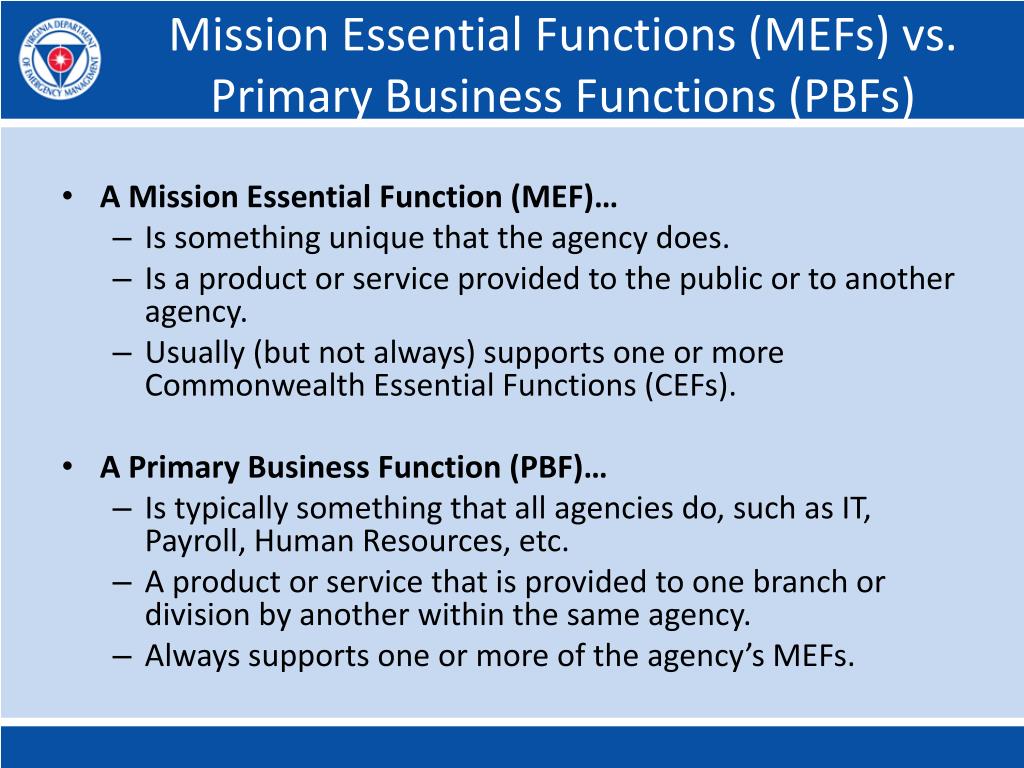 PPT Developing Continuity Plans The VDEM Model PowerPoint