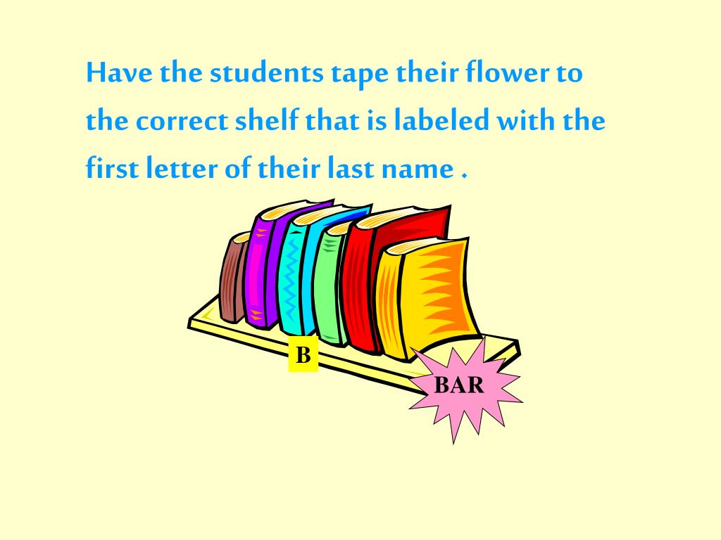 PPT Easy Fiction Shelf Order PowerPoint Presentation, free download