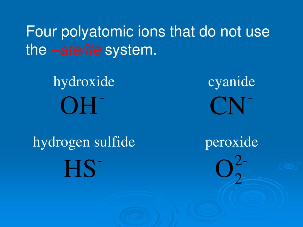 PPT Molecules and Compounds (Nomenclature) Chapter 5 PowerPoint