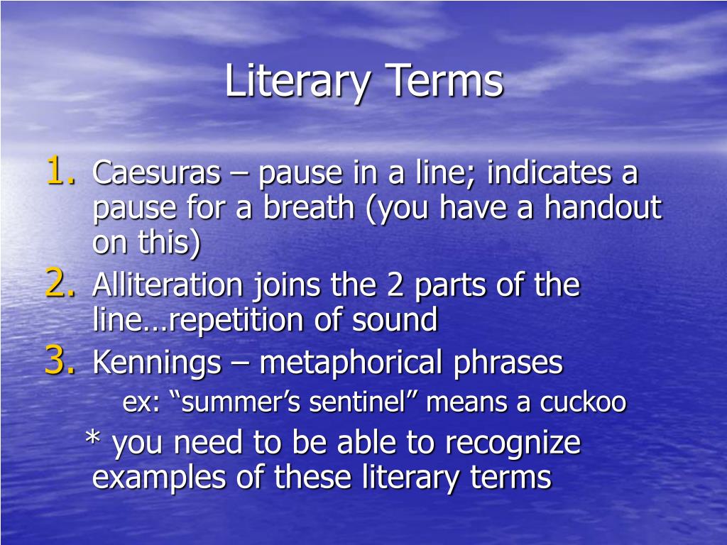 PPT The Seafarer PowerPoint Presentation, free download