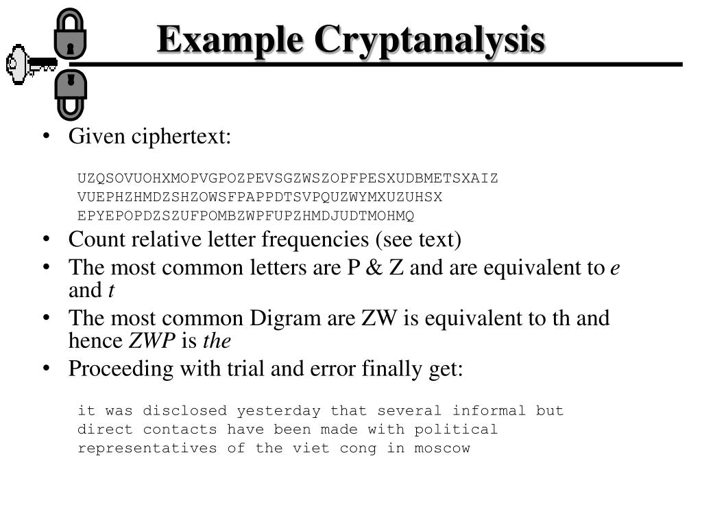 PPT Monoalphabetic Cipher PowerPoint Presentation, free download ID