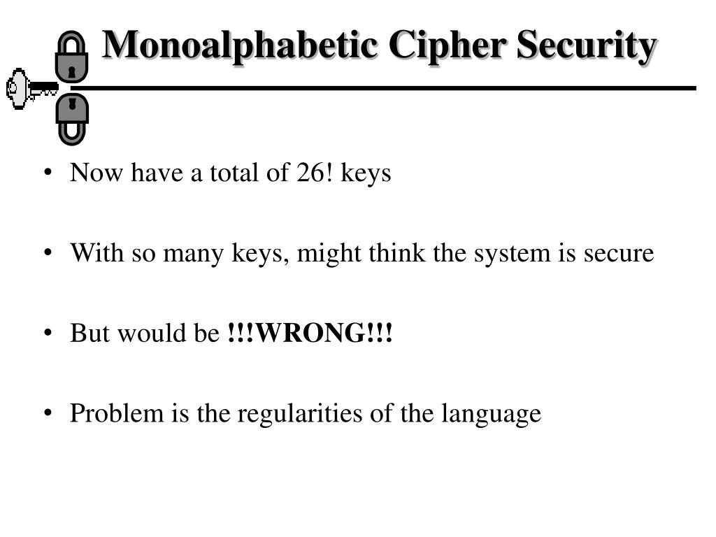 PPT Monoalphabetic Cipher PowerPoint Presentation, free download ID