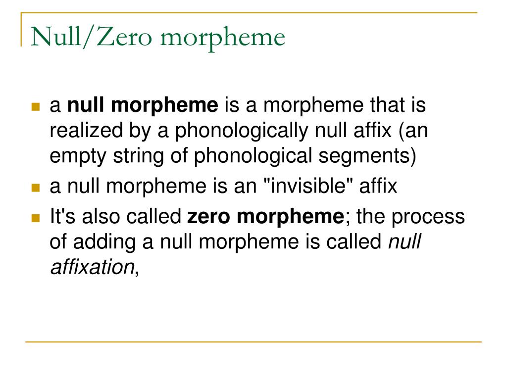 PPT Morphology PowerPoint Presentation, free download ID1746320