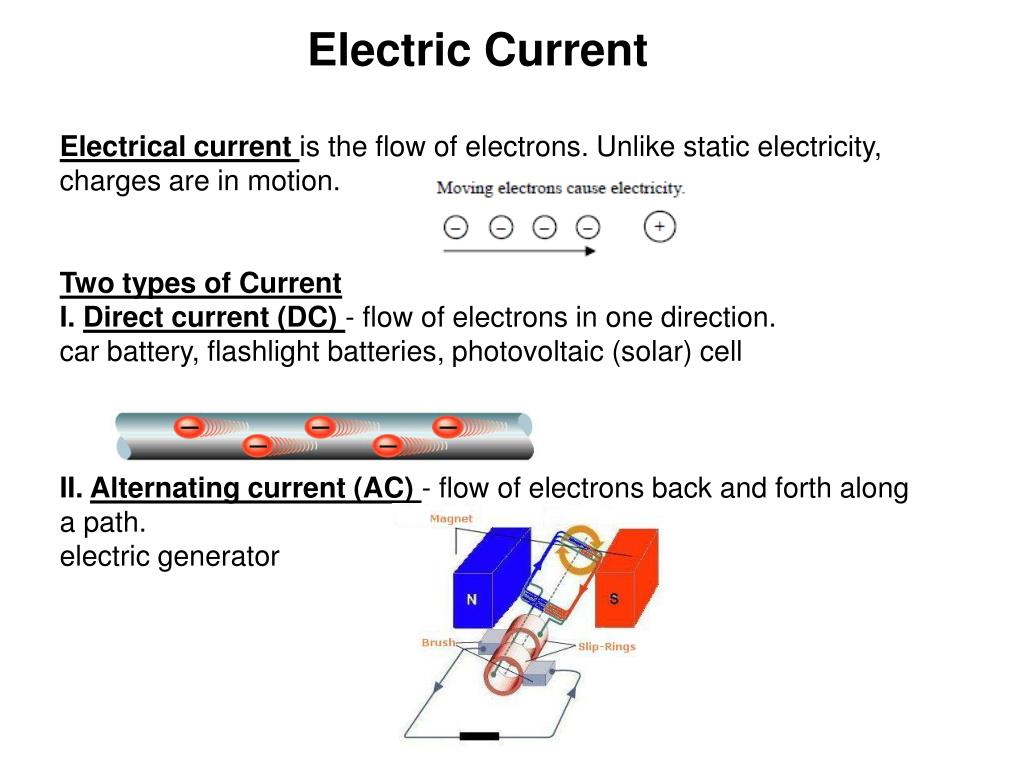 PPT Electric Current PowerPoint Presentation, free download ID1746722