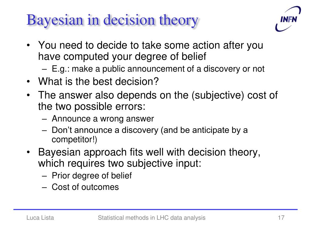 PPT Statistical Methods for Data Analysis the Bayesian approach