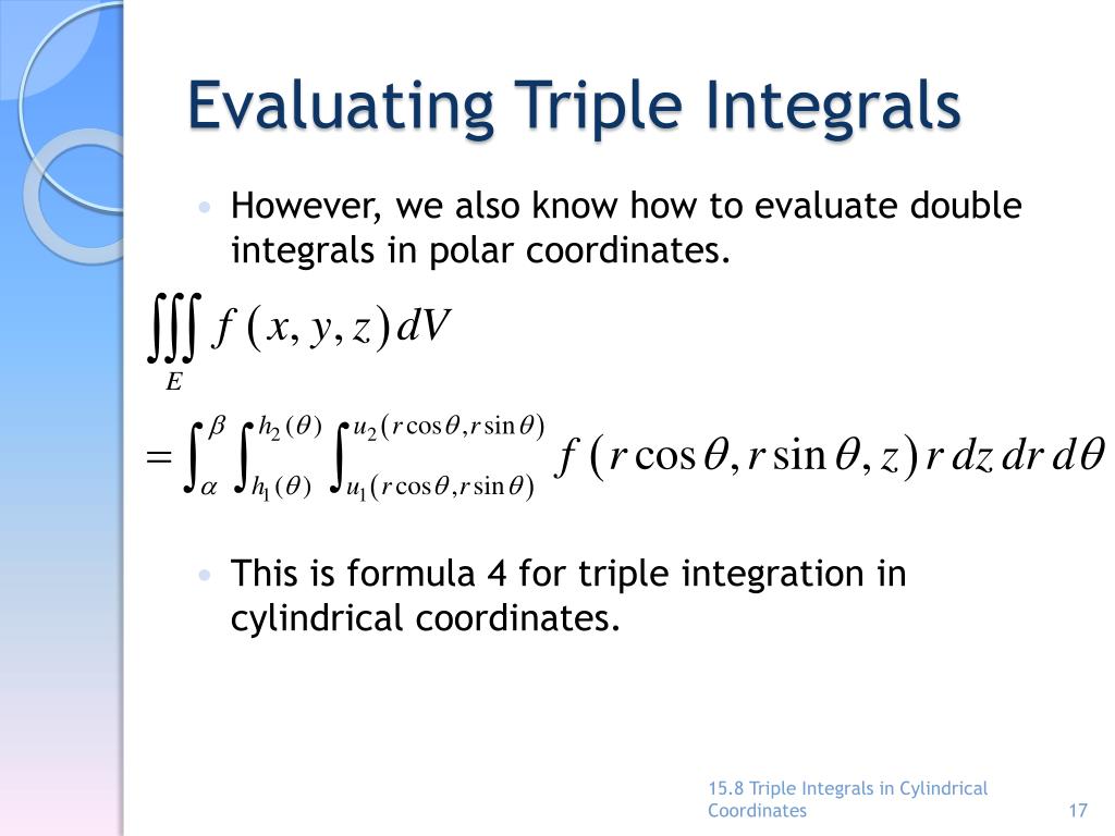 PPT Chapter 15 Multiple Integrals PowerPoint Presentation, free