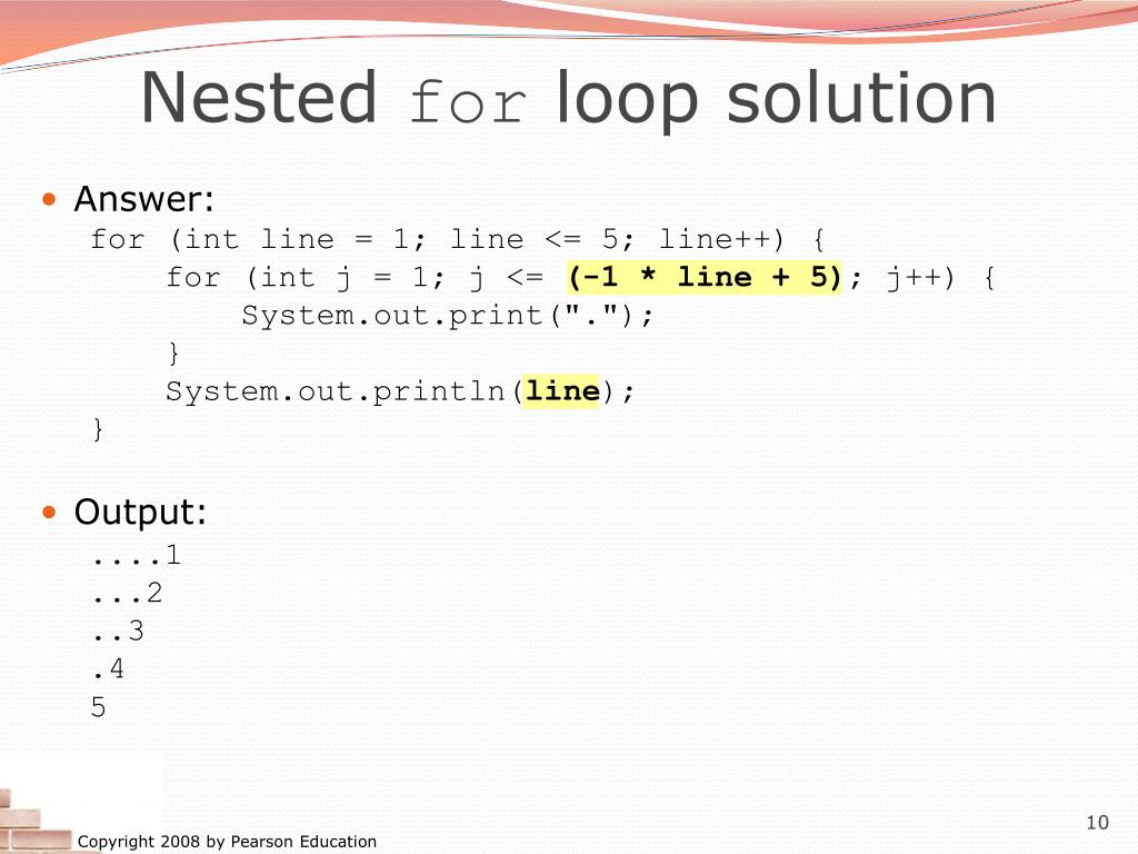 PPT Nested loops PowerPoint Presentation, free download ID1750307