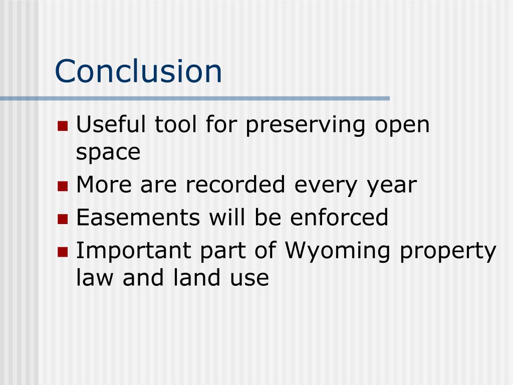 PPT Conservation Easements in Wyoming An Overview PowerPoint