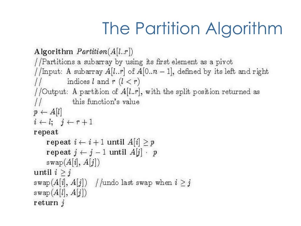 PPT Theory of Algorithms Divide and Conquer PowerPoint Presentation