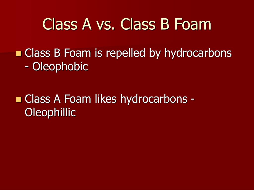 PPT Class A Foam 101 PowerPoint Presentation, free download ID1753006