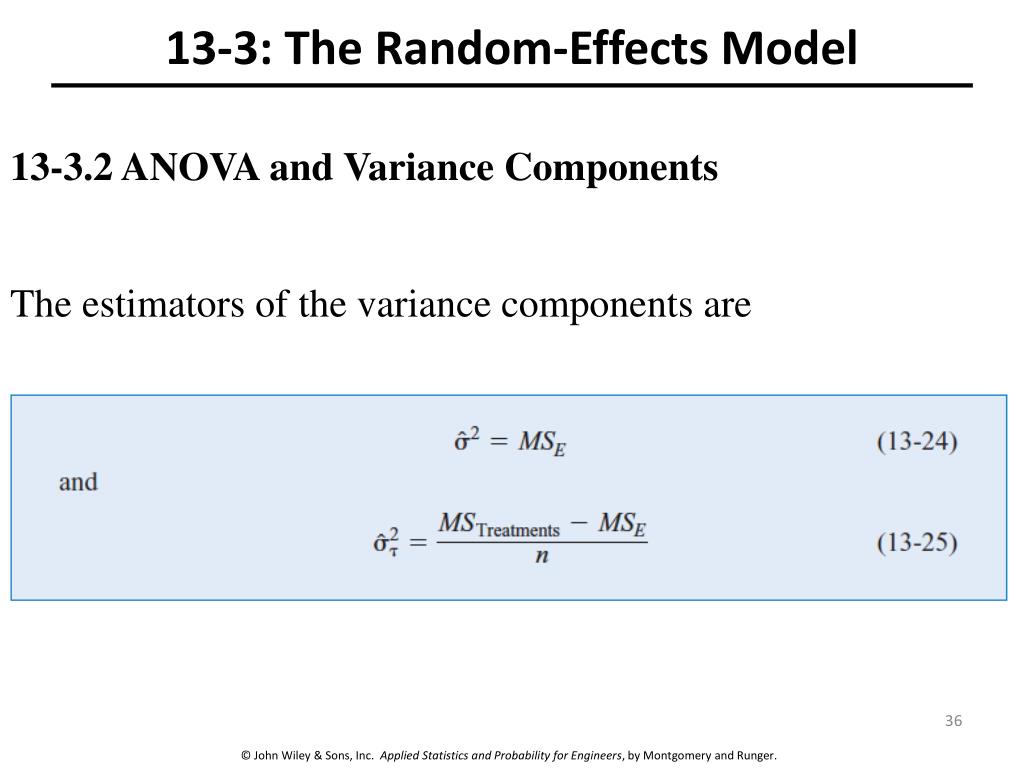 PPT Design and Analysis of SingleFactor Experiments The Analysis of