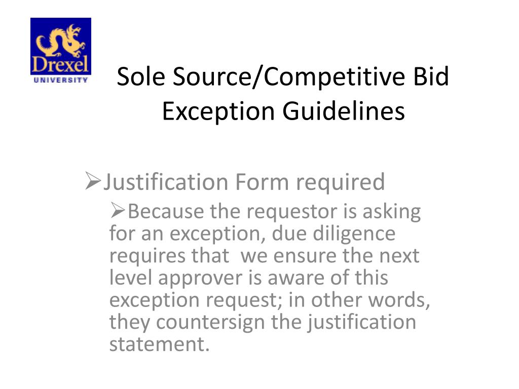 PPT Drexel University & College of Medicine Advanced Procurement June