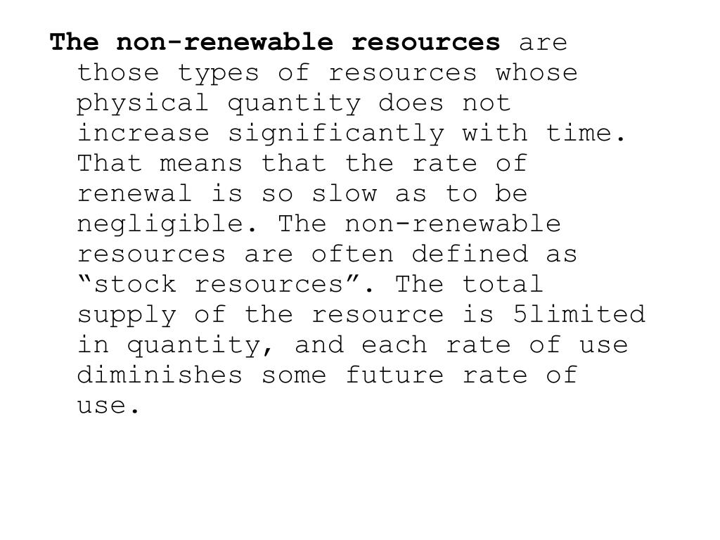 PPT Classification of Natural Resources PowerPoint Presentation, free