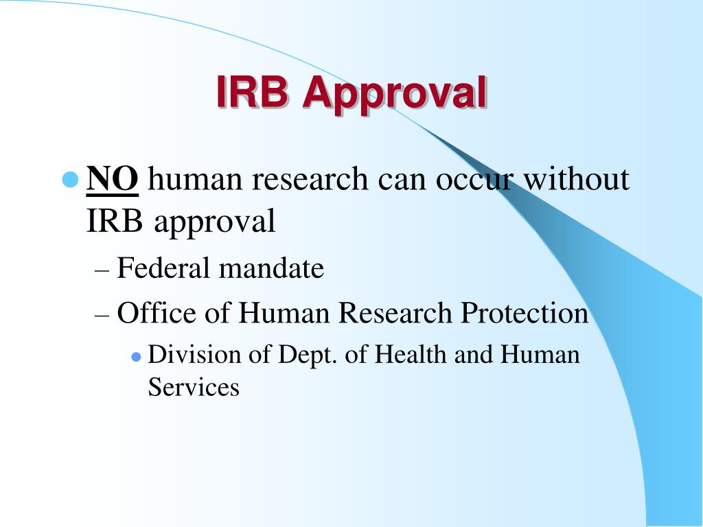 PPT UWStout Institutional Review Board (IRB) for the Protection of