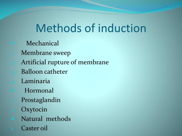 PPT Induction of labor PowerPoint Presentation ID1756838