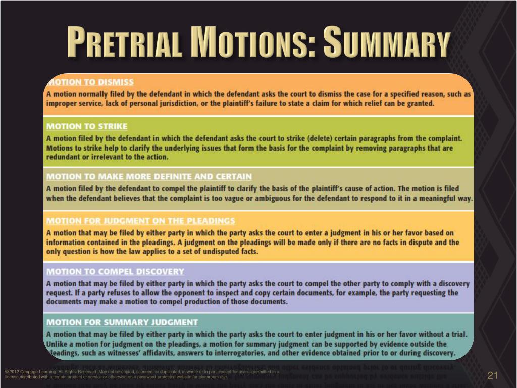 PPT Chapter 3 Court Procedures PowerPoint Presentation, free