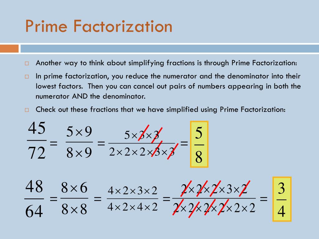 PPT - Simplifying Fractions PowerPoint Presentation, free download - ID