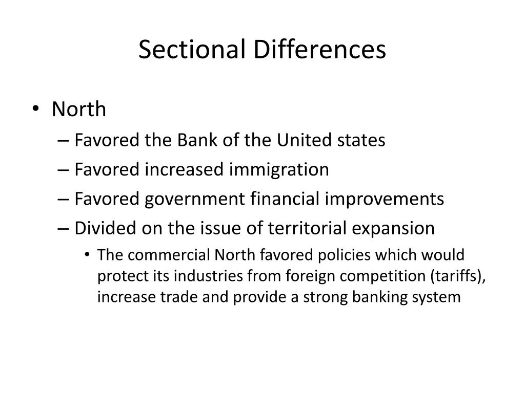 PPT Nationalism v Sectionalism PowerPoint Presentation, free download