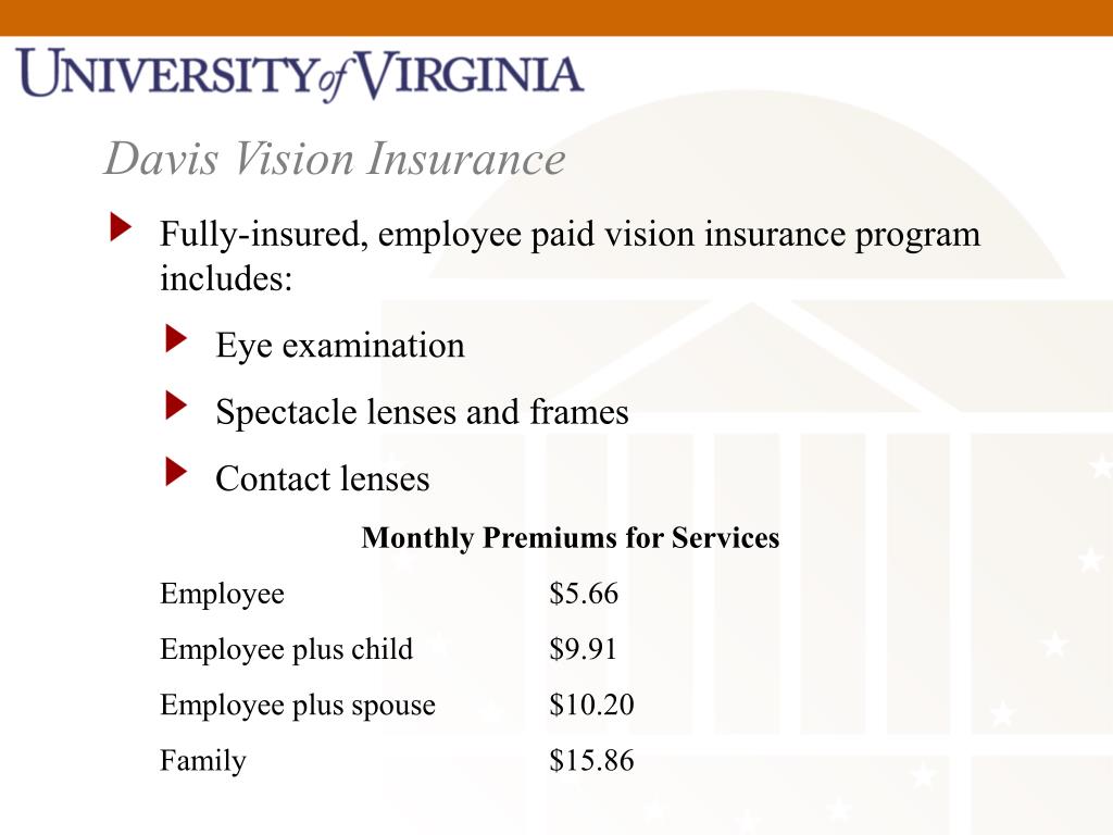 Davis Vision Insurance Card / Employees now receiving new vision plan