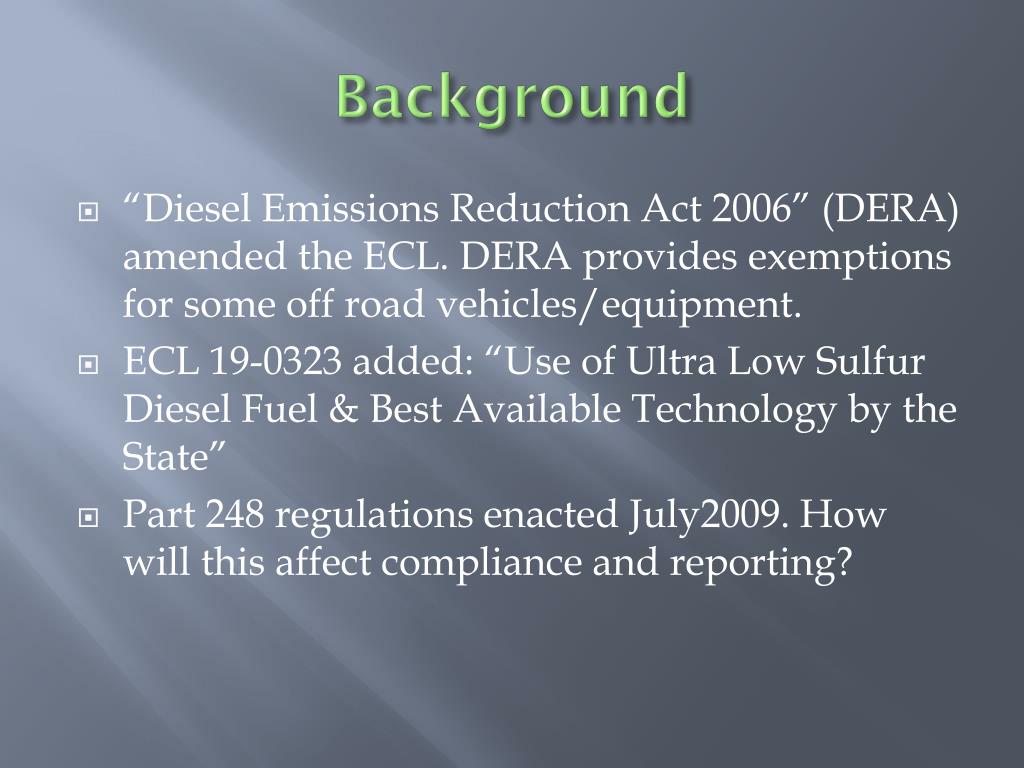 PPT Diesel Emissions Retrofit PowerPoint Presentation, free download ID1762995