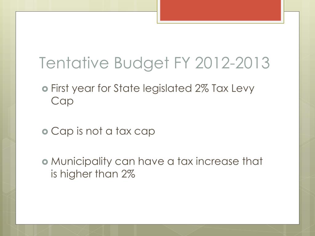 PPT Village of Tarrytown Tentative Budget PowerPoint Presentation