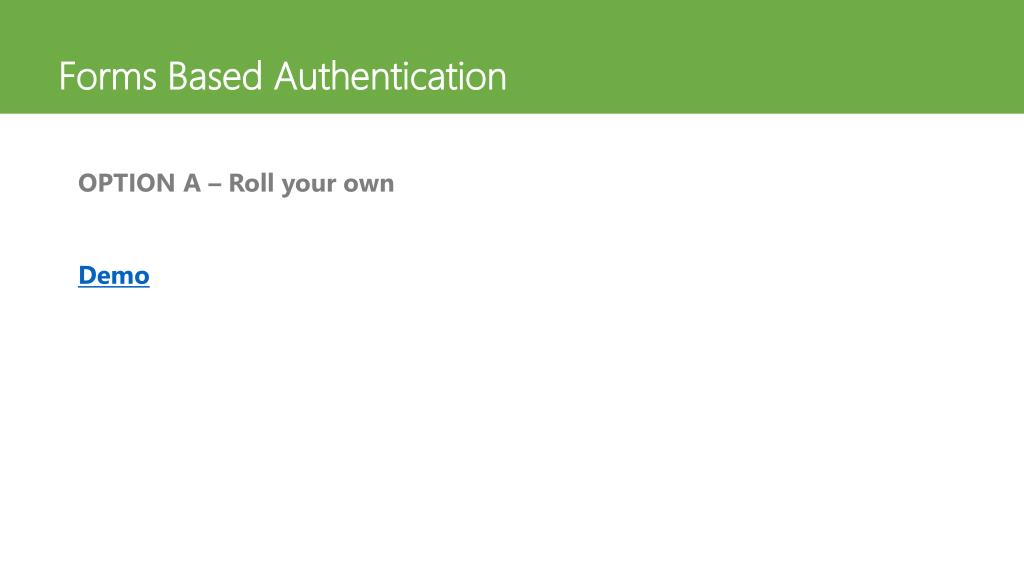 PPT SharePoint External Login Access Forms Authentication vs Azure