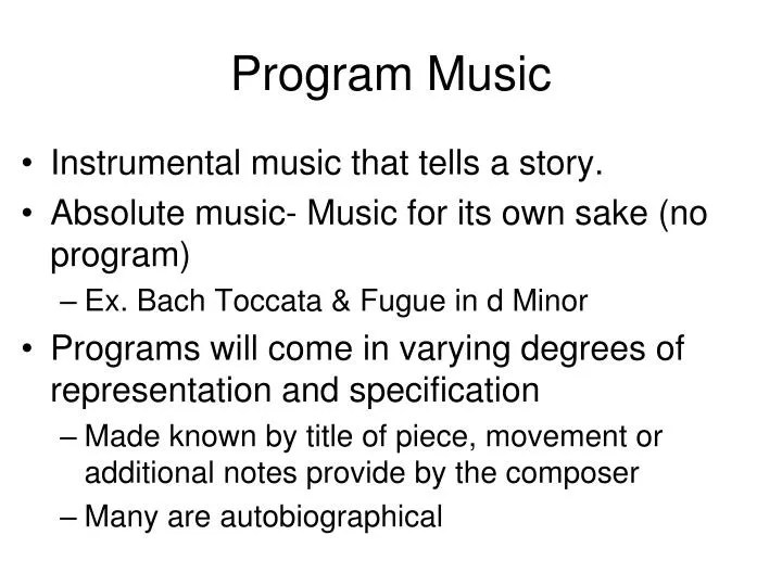 PPT Program Music PowerPoint Presentation ID1773258