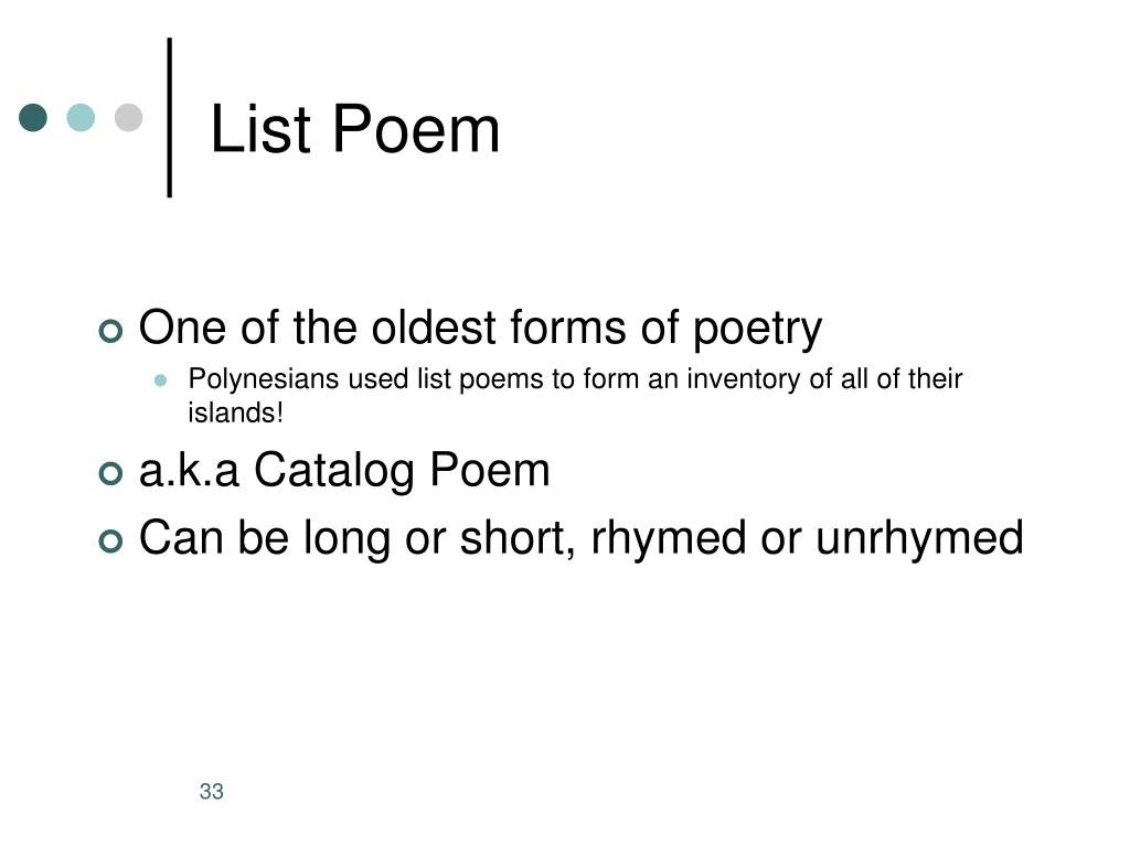 PPT Elements of Poetry Structure and Forms PowerPoint Presentation