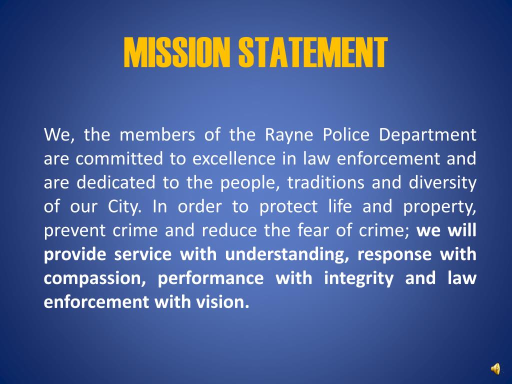 PPT RAYNE POLICE DEPARTMENT PowerPoint Presentation, free download