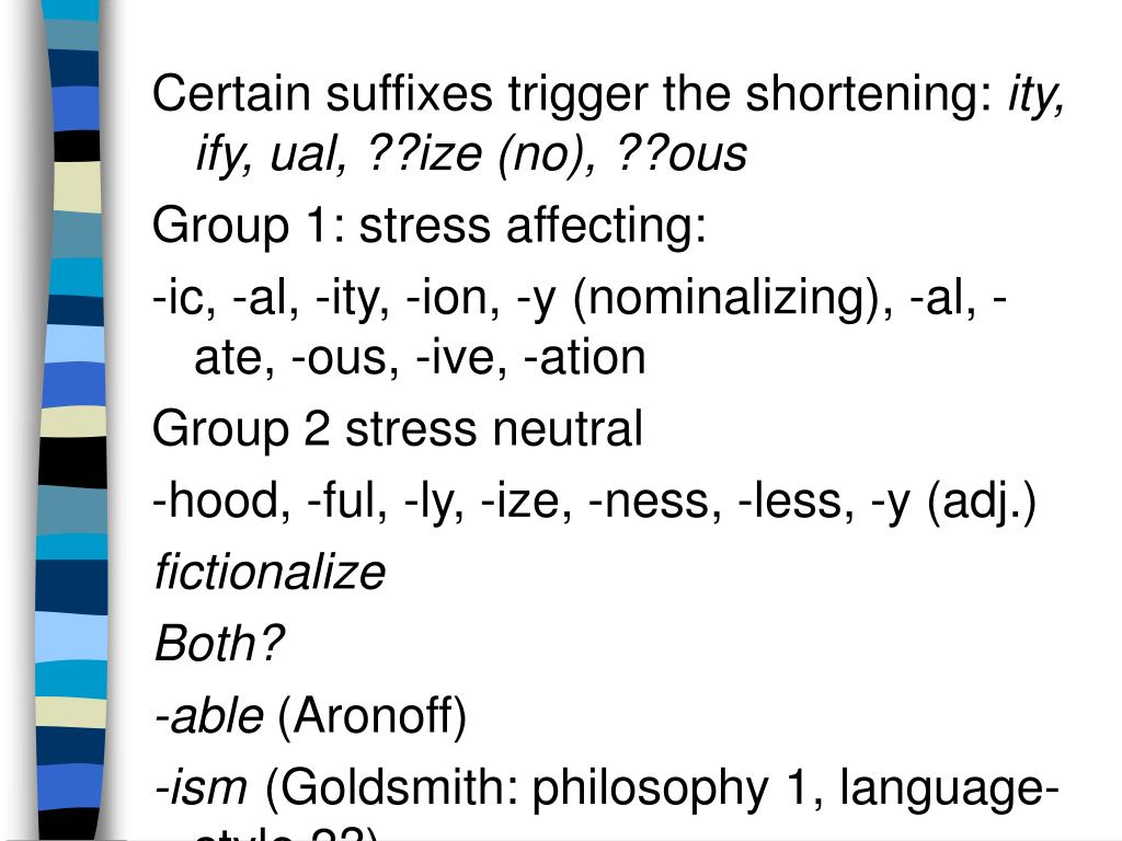 PPT Lexical Phonology PowerPoint Presentation, free download ID1780485