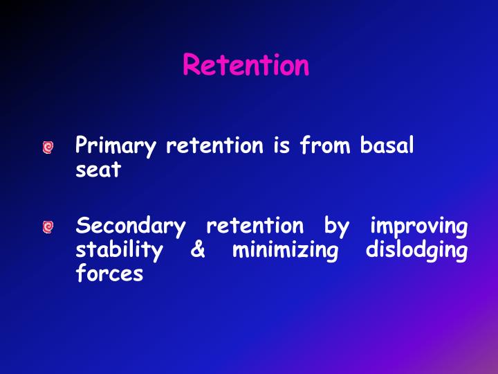 PPT Retention, Stability & Support PowerPoint Presentation ID1781221