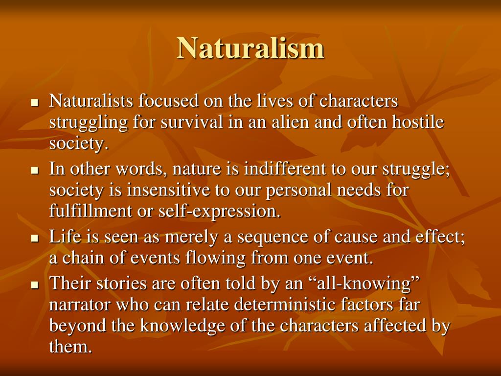 PPT Naturalism PowerPoint Presentation, free download ID1781768