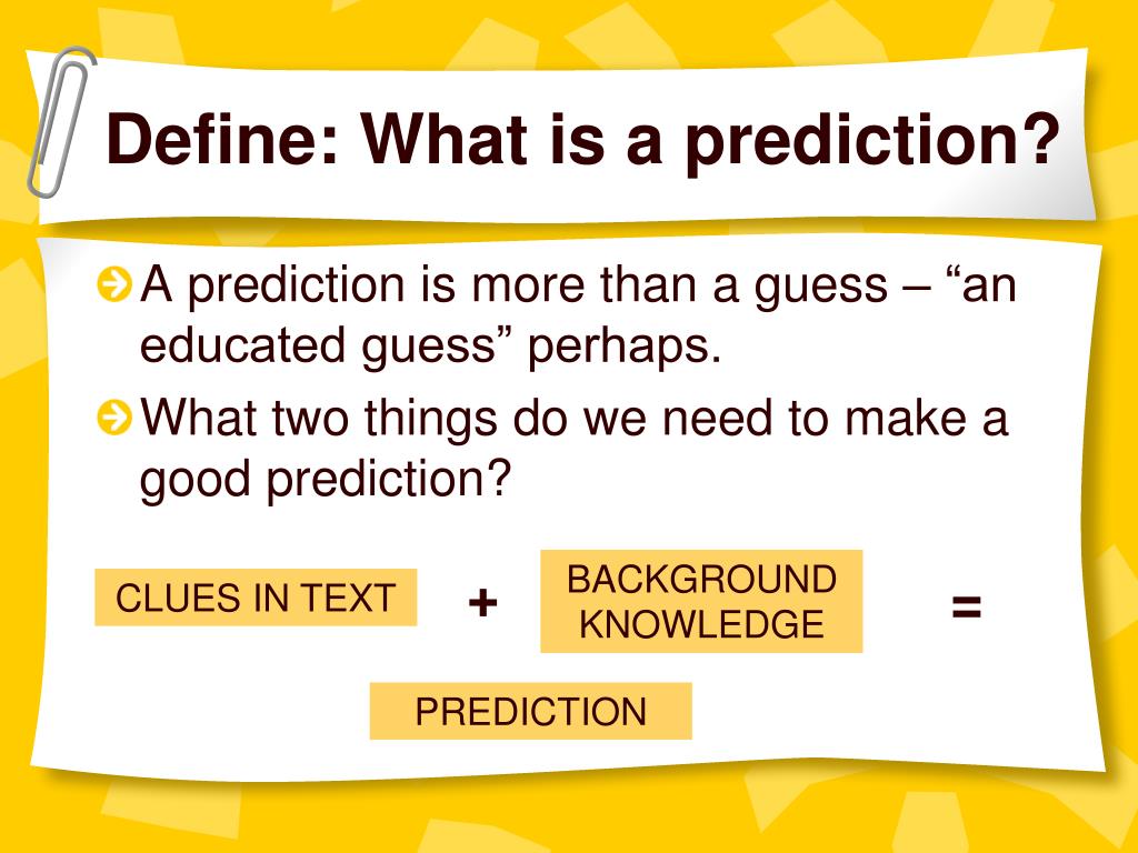 PPT Strategy Instruction for Making Predictions and Making