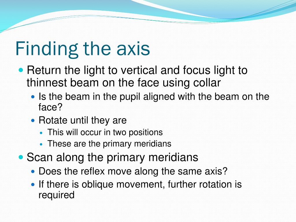 PPT Retinoscopy PowerPoint Presentation, free download ID1782161