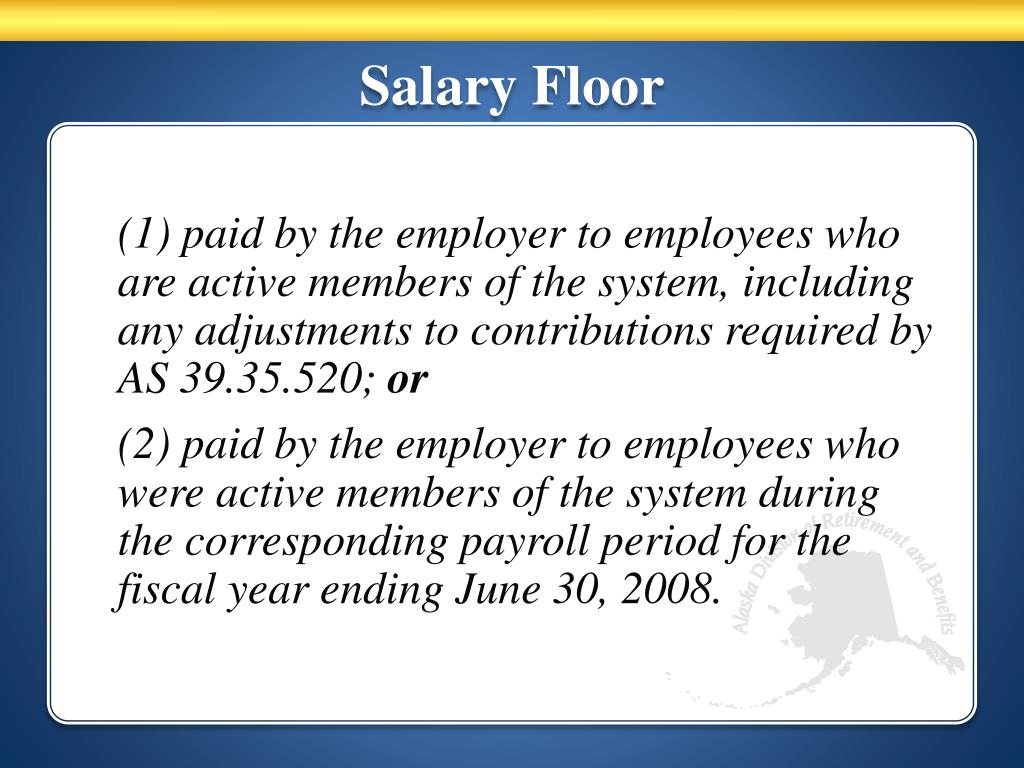 PPT Salary Floor PowerPoint Presentation, free download ID1784952