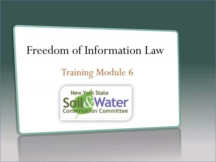 PPT Freedom of Information Law PowerPoint Presentation, free download