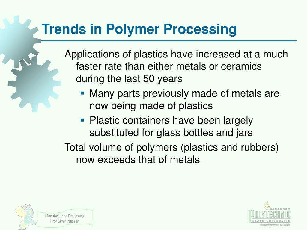 PPT SHAPING PROCESSES FOR PLASTICS Chapter 13 Part 1 Properties of